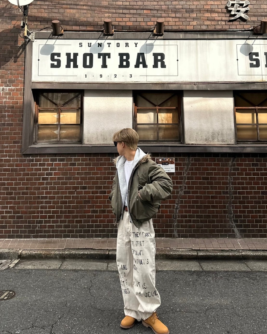 プリントデザインルーズデニム SK0028