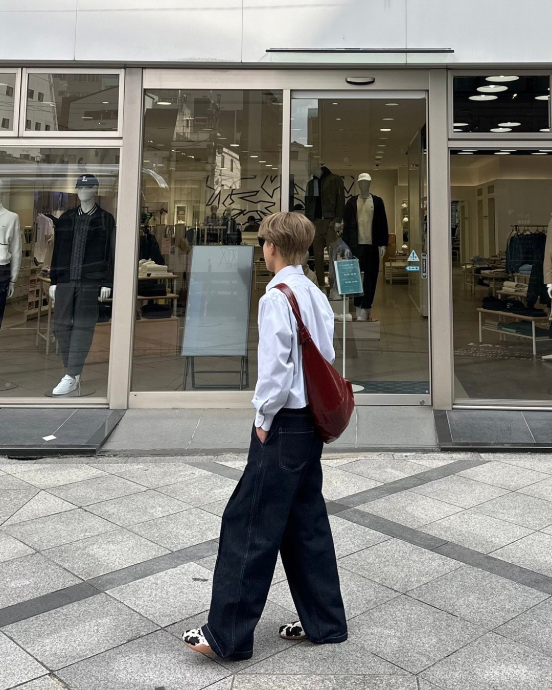 ルーズステッチタックパンツ SK0029