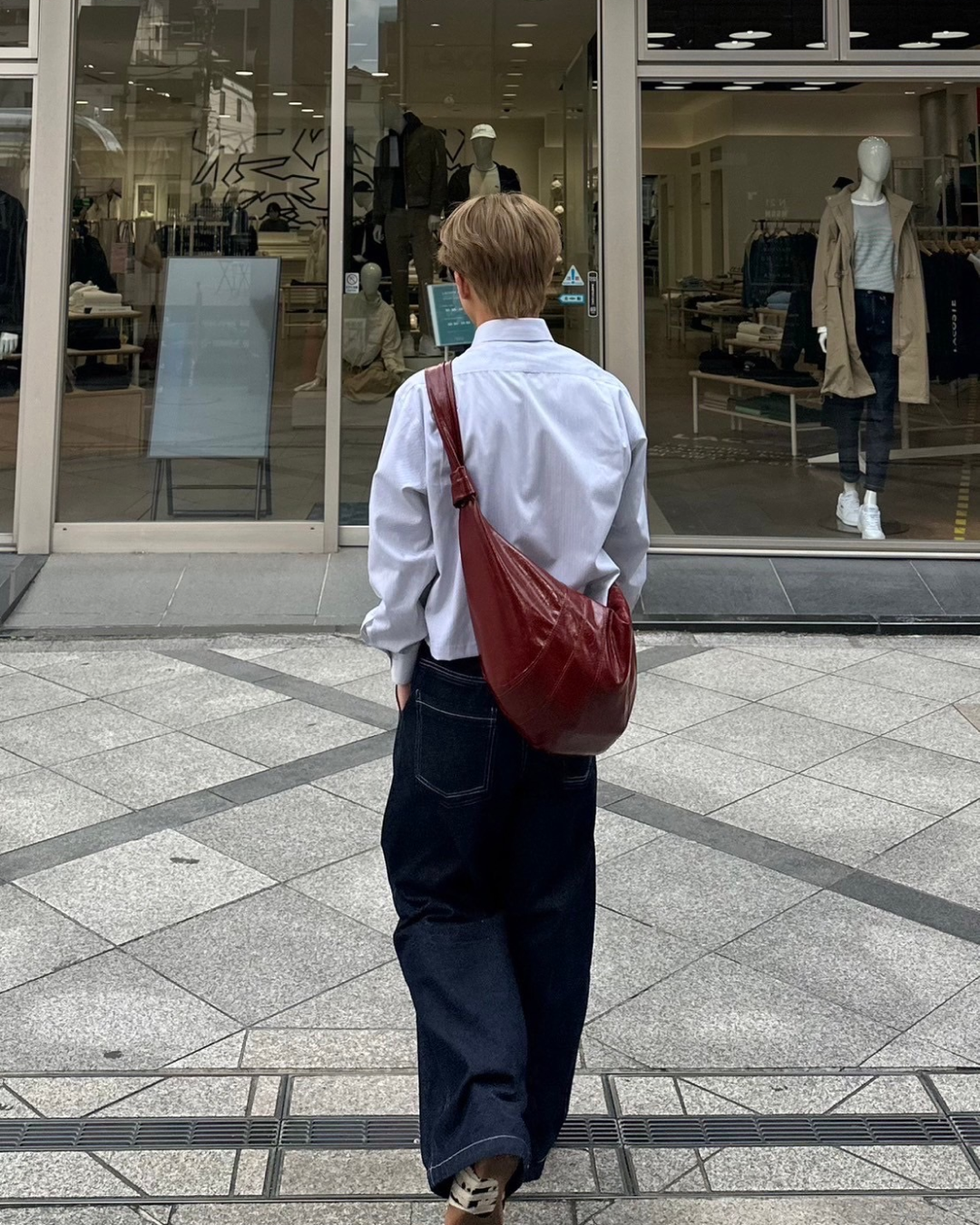 ルーズステッチタックパンツ SK0029