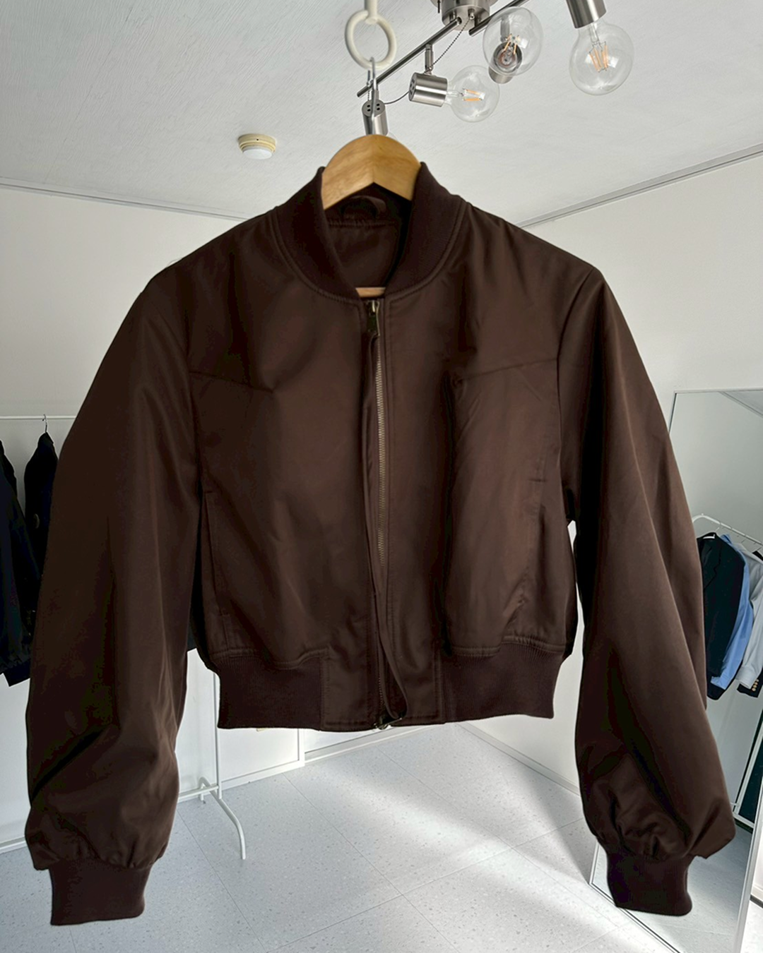 レトロスタンドカラーブルゾン SK0039