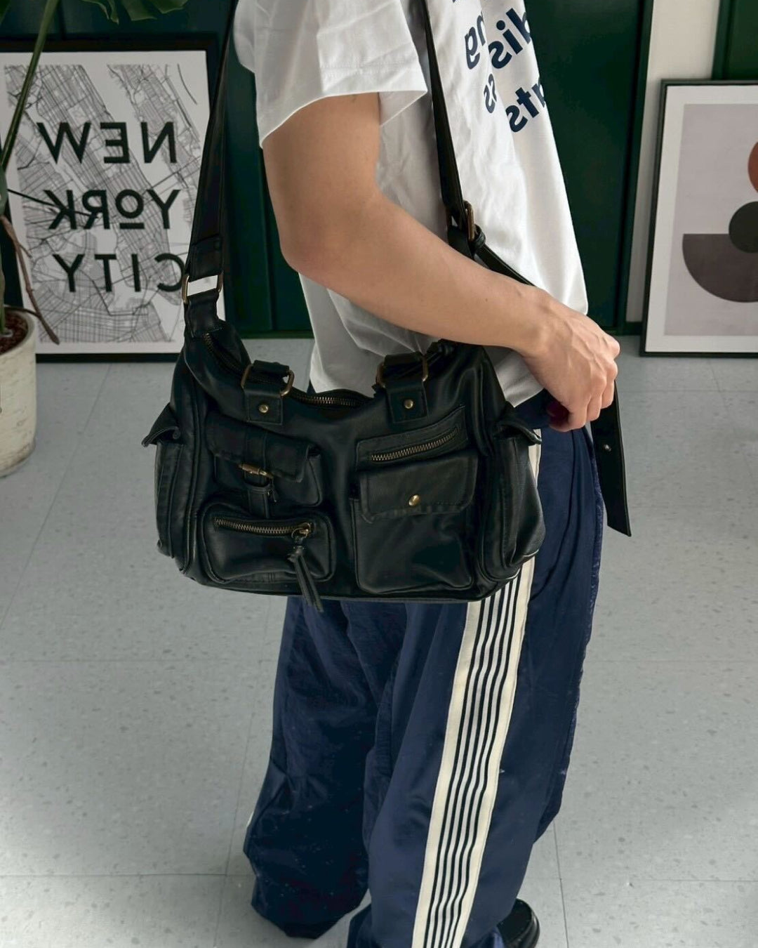 【即納】ウォッシュドマルチポケットバッグ SK5000