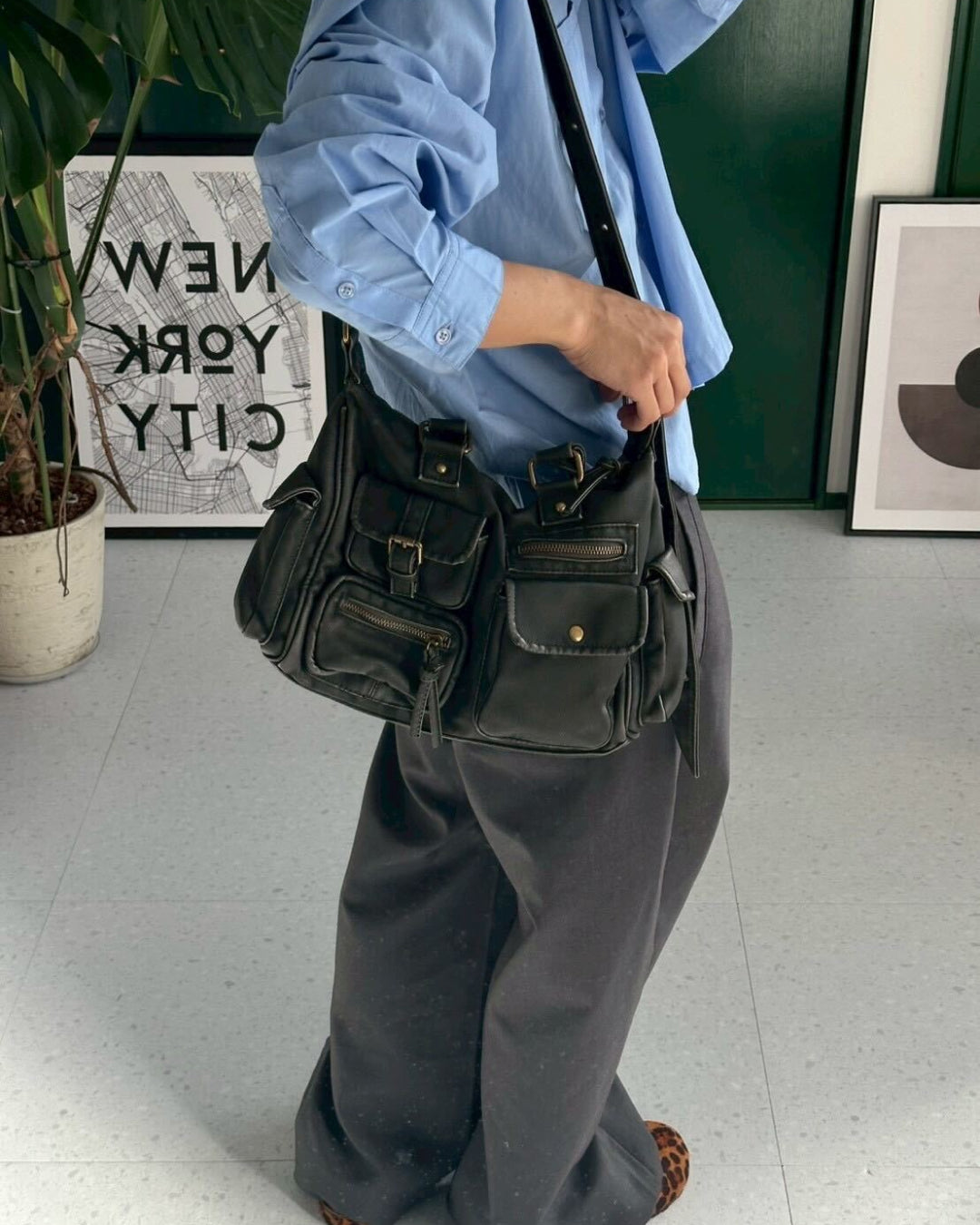 【即納】ウォッシュドマルチポケットバッグ SK5000