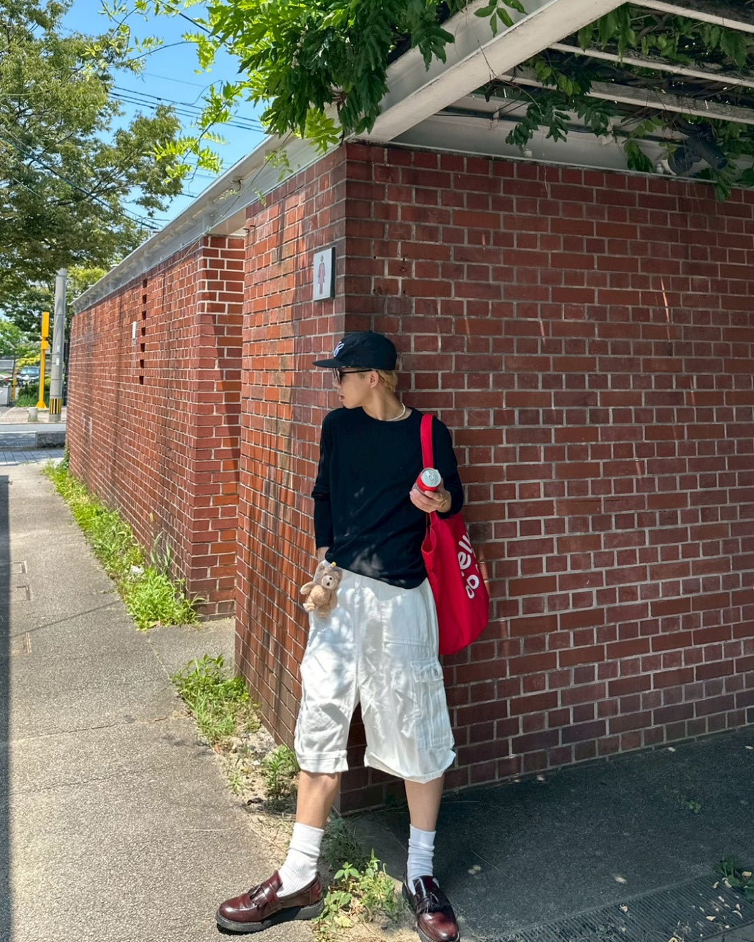 ラウンドネックロングTシャツ SK0120