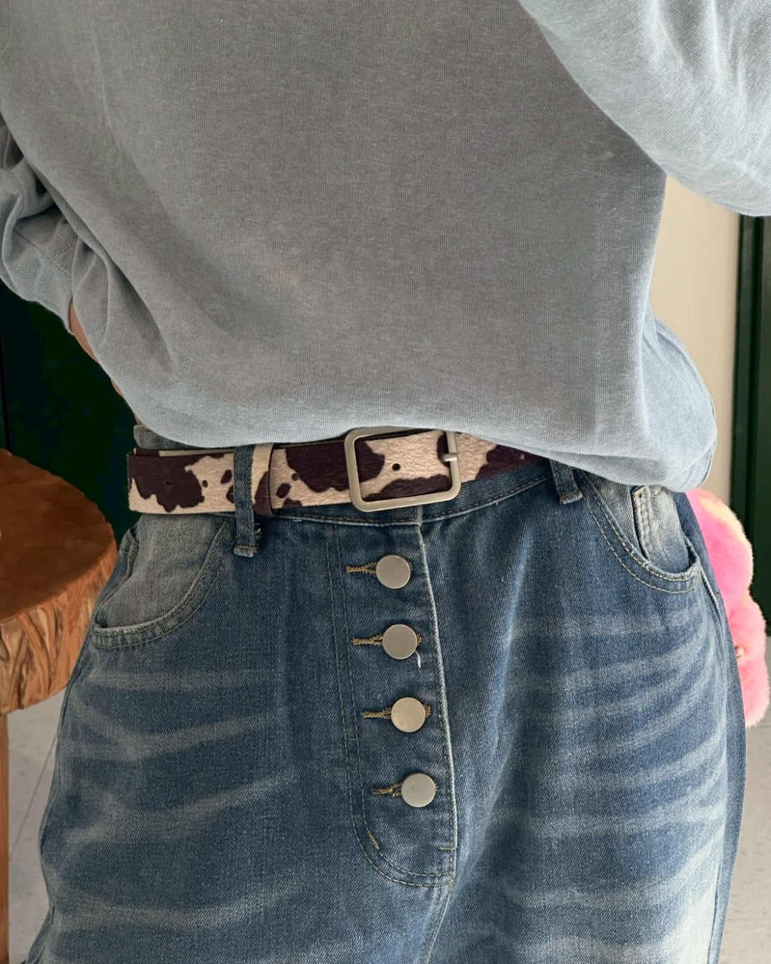 モウ柄スタイリッシュベルト SK0128