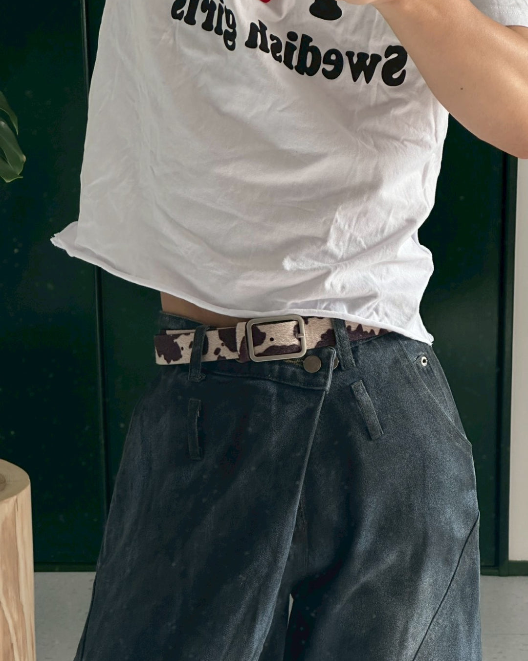 モウ柄スタイリッシュベルト SK0128