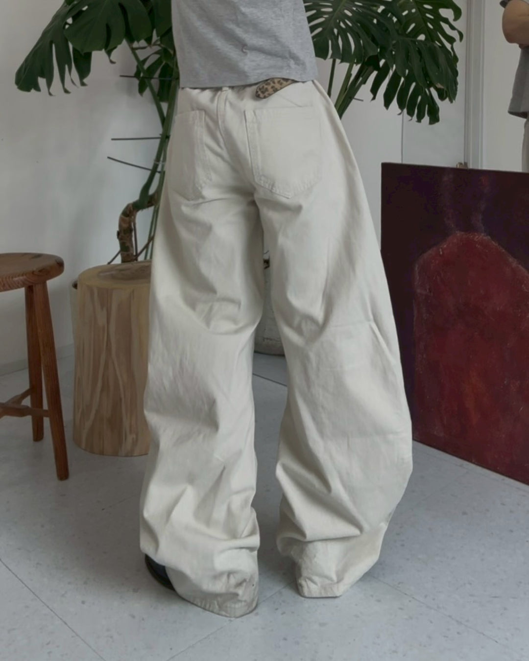 アメリカンレトロカーブワークパンツ SK0144