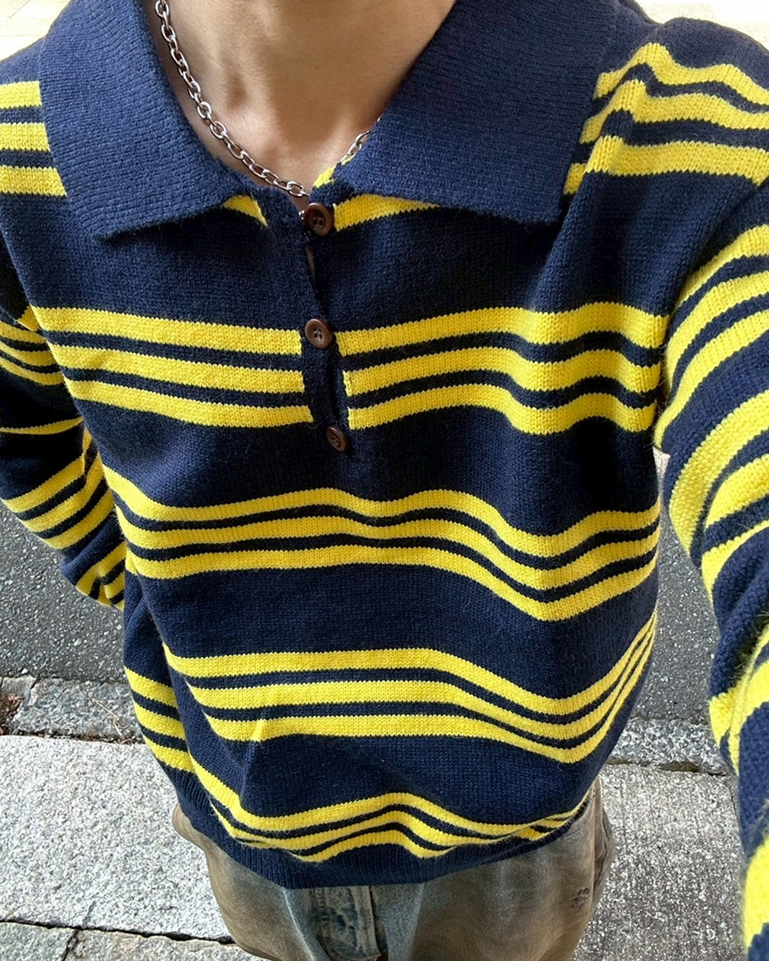 ボーダービッグシルエットニット
SK0297