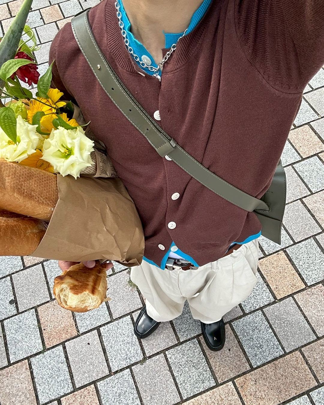 2カラーレイヤード風ニット
SK0348