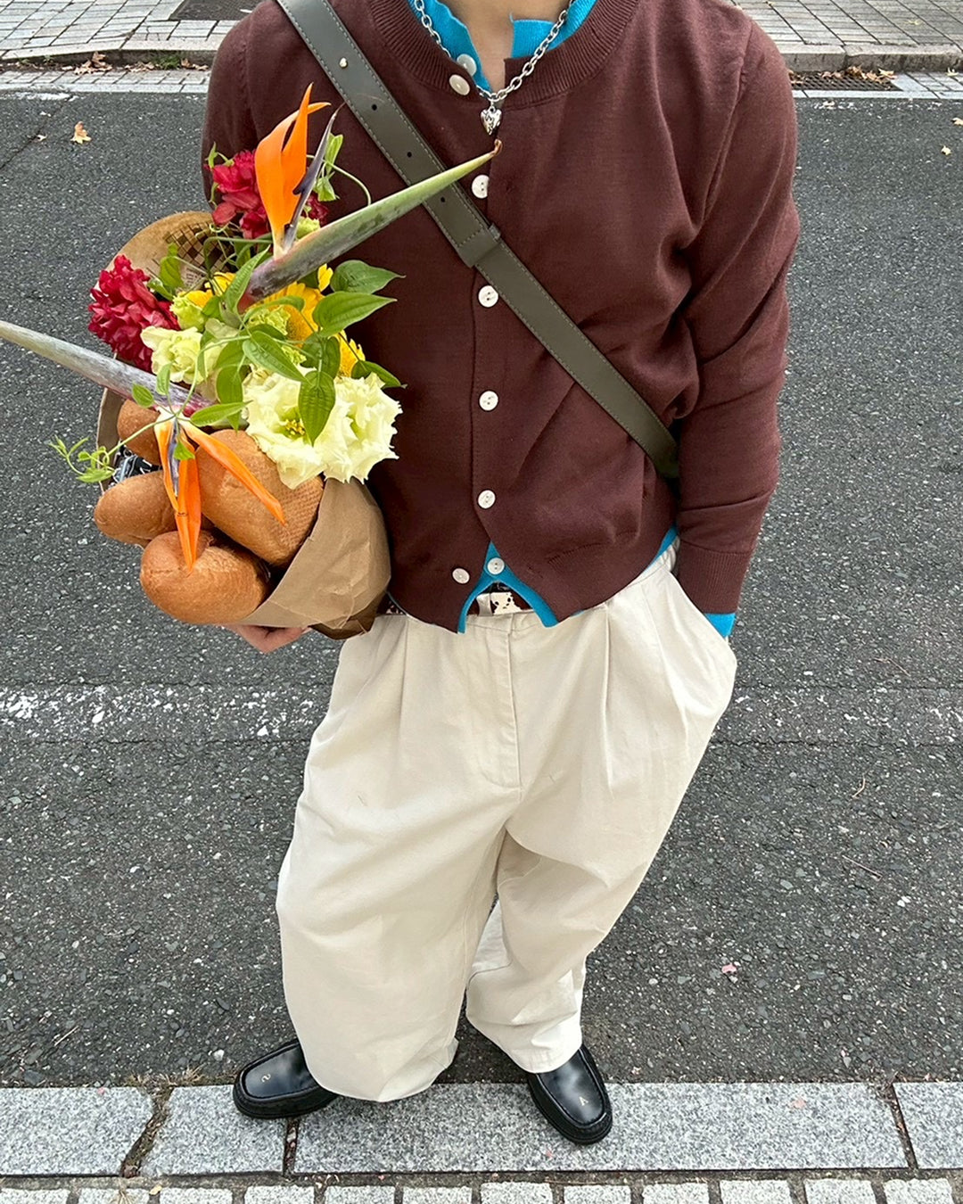 2カラーレイヤード風ニット
SK0348