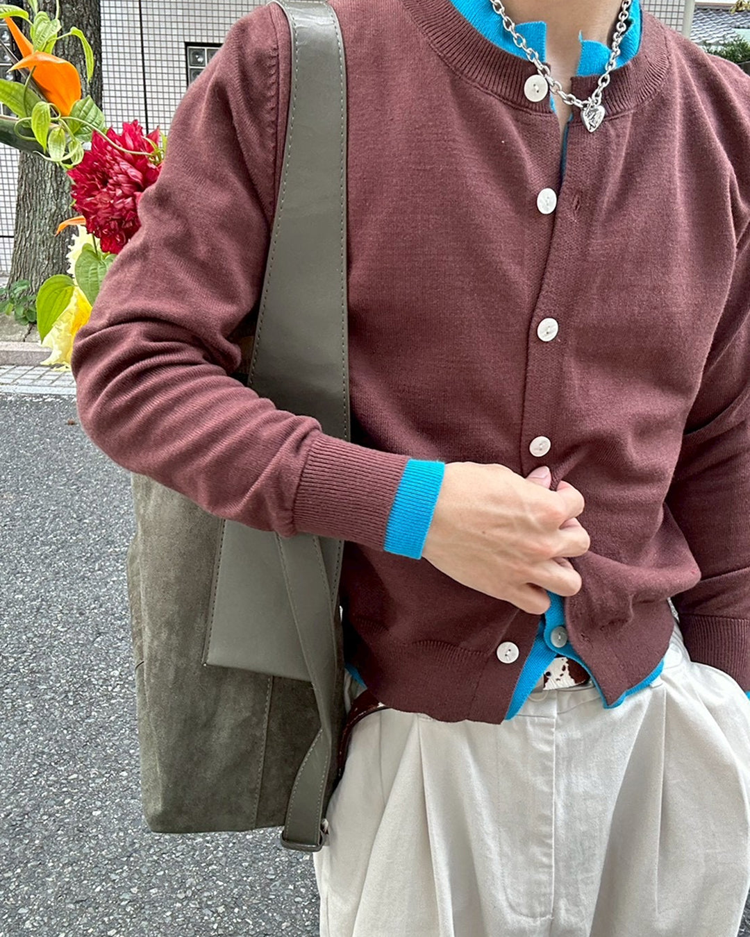 2カラーレイヤード風ニット
SK0348