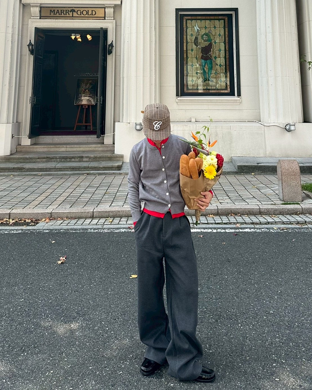 2カラーレイヤード風ニット
SK0348