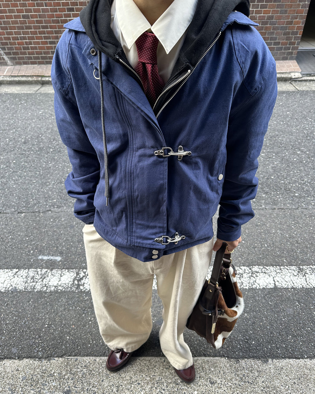 ファイヤーマンフックネックデザインアウター
SK0352