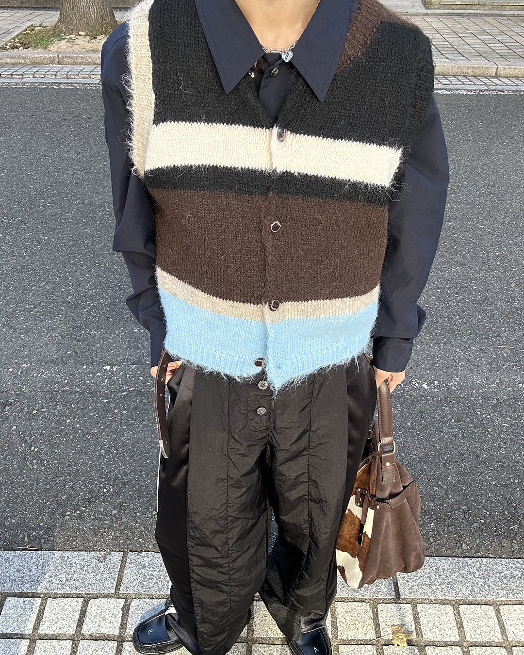 マルチカラーニットベスト
SK0372