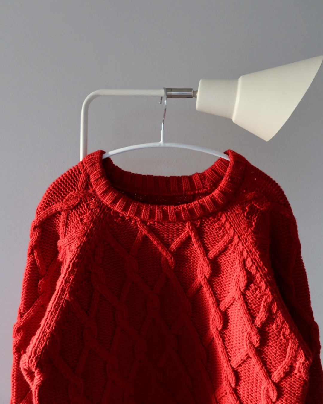 【11/25 19:00販売開始 オリジナル 即納】クロップドフィッシャーマンセーター SK6000