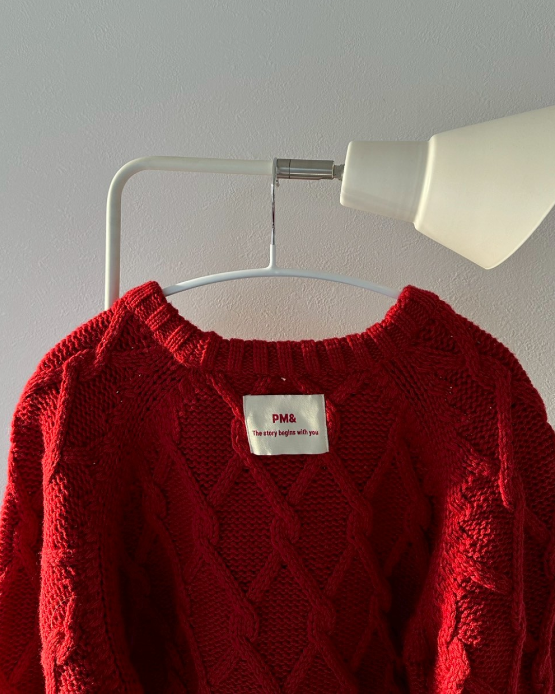 【11/25 19:00販売開始 オリジナル 即納】クロップドフィッシャーマンセーター SK6000