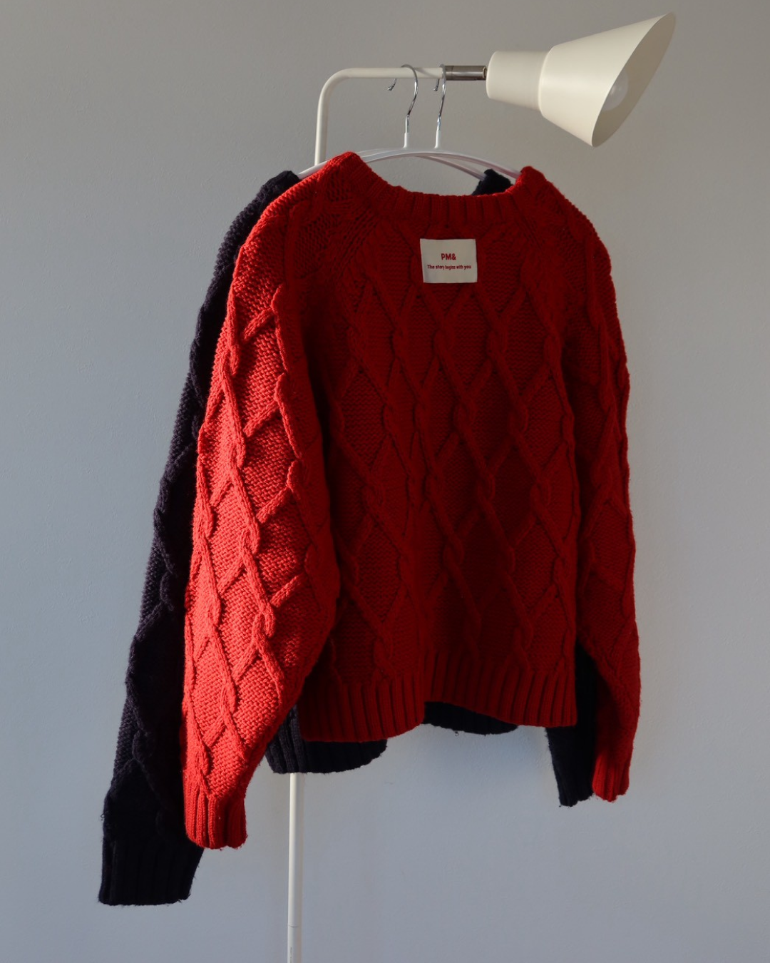 【11/25 19:00販売開始 オリジナル 即納】クロップドフィッシャーマンセーター SK6000