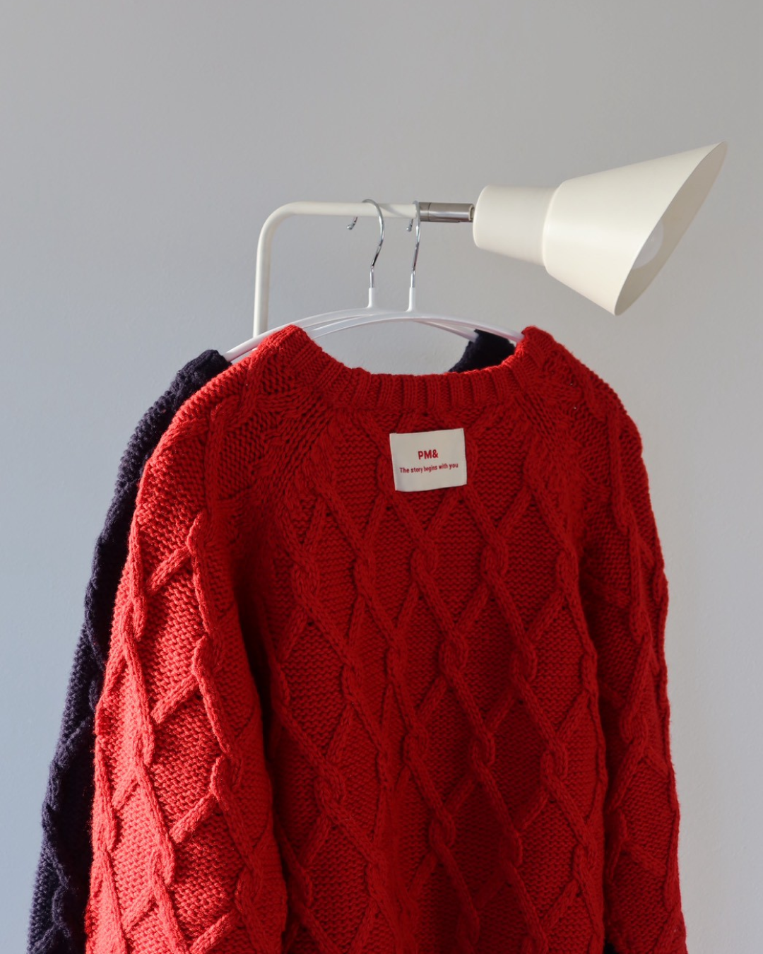 【11/25 19:00販売開始 オリジナル 即納】クロップドフィッシャーマンセーター SK6000