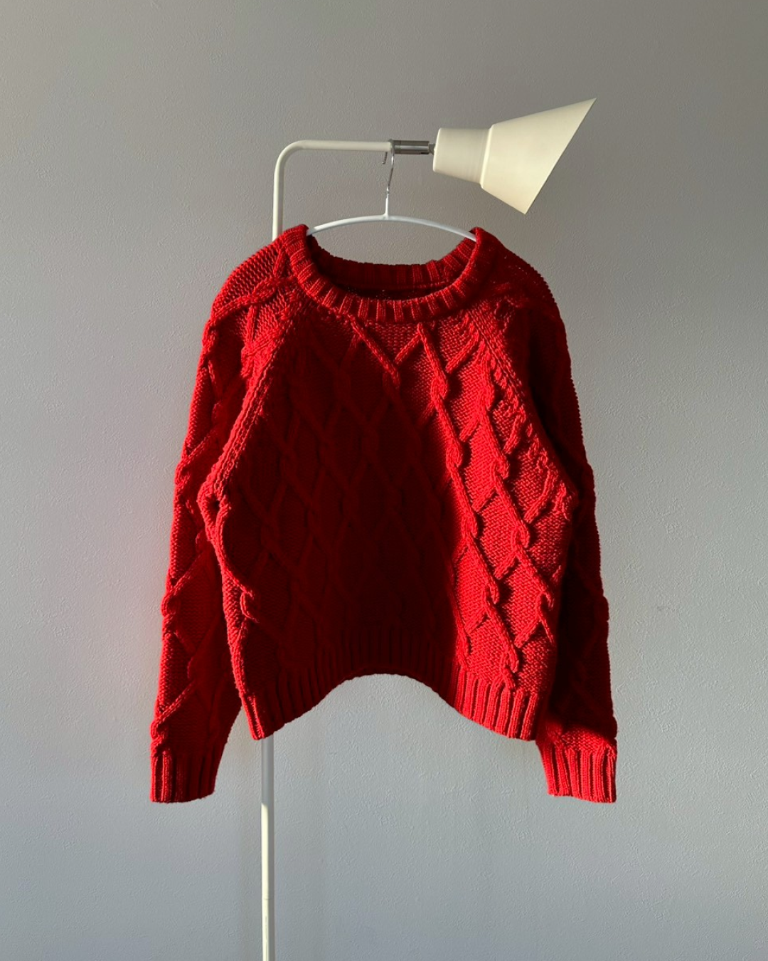 【11/25 19:00販売開始 オリジナル 即納】クロップドフィッシャーマンセーター SK6000