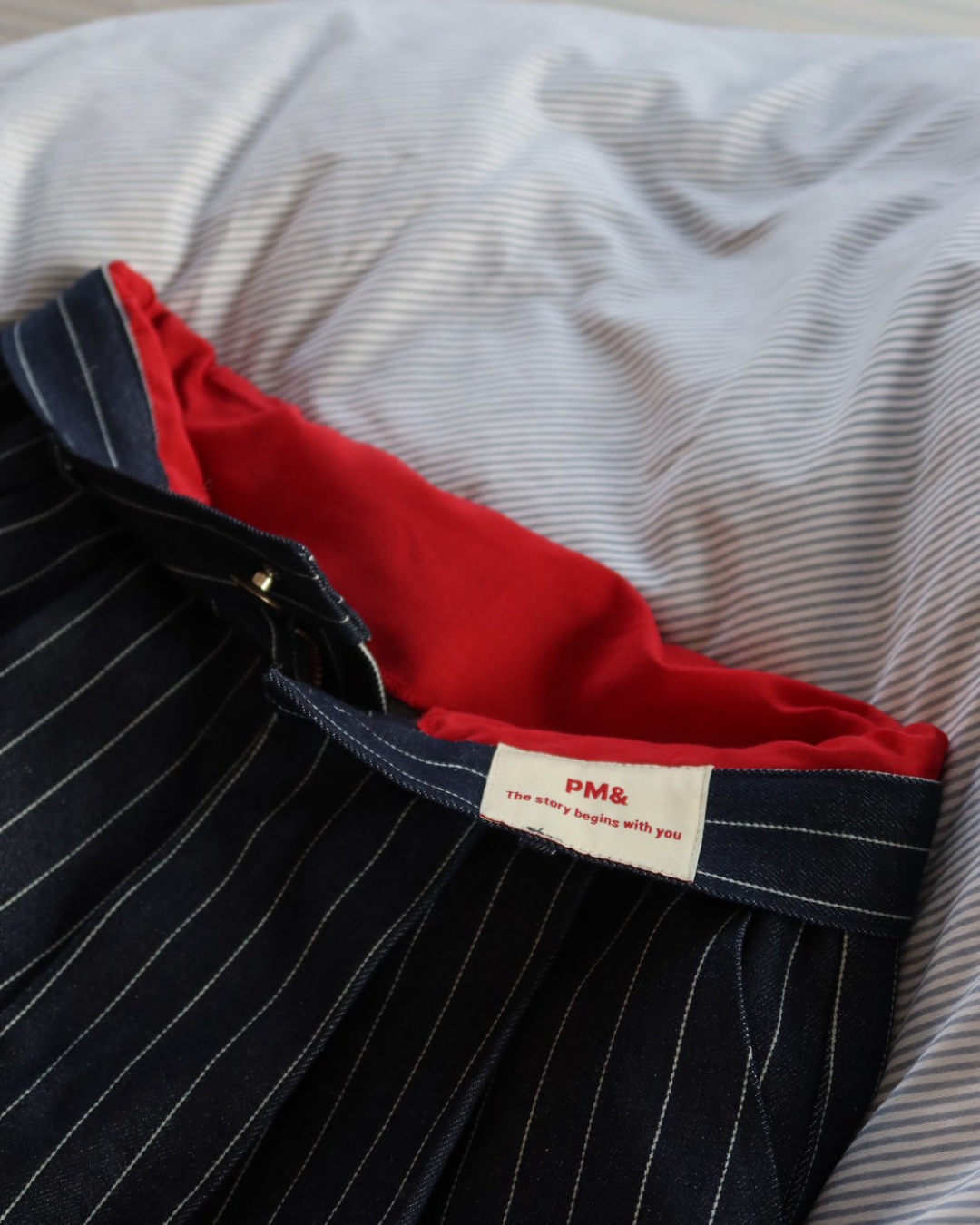 【オリジナル 即納】ストライプバギーカーブパンツ SK6001