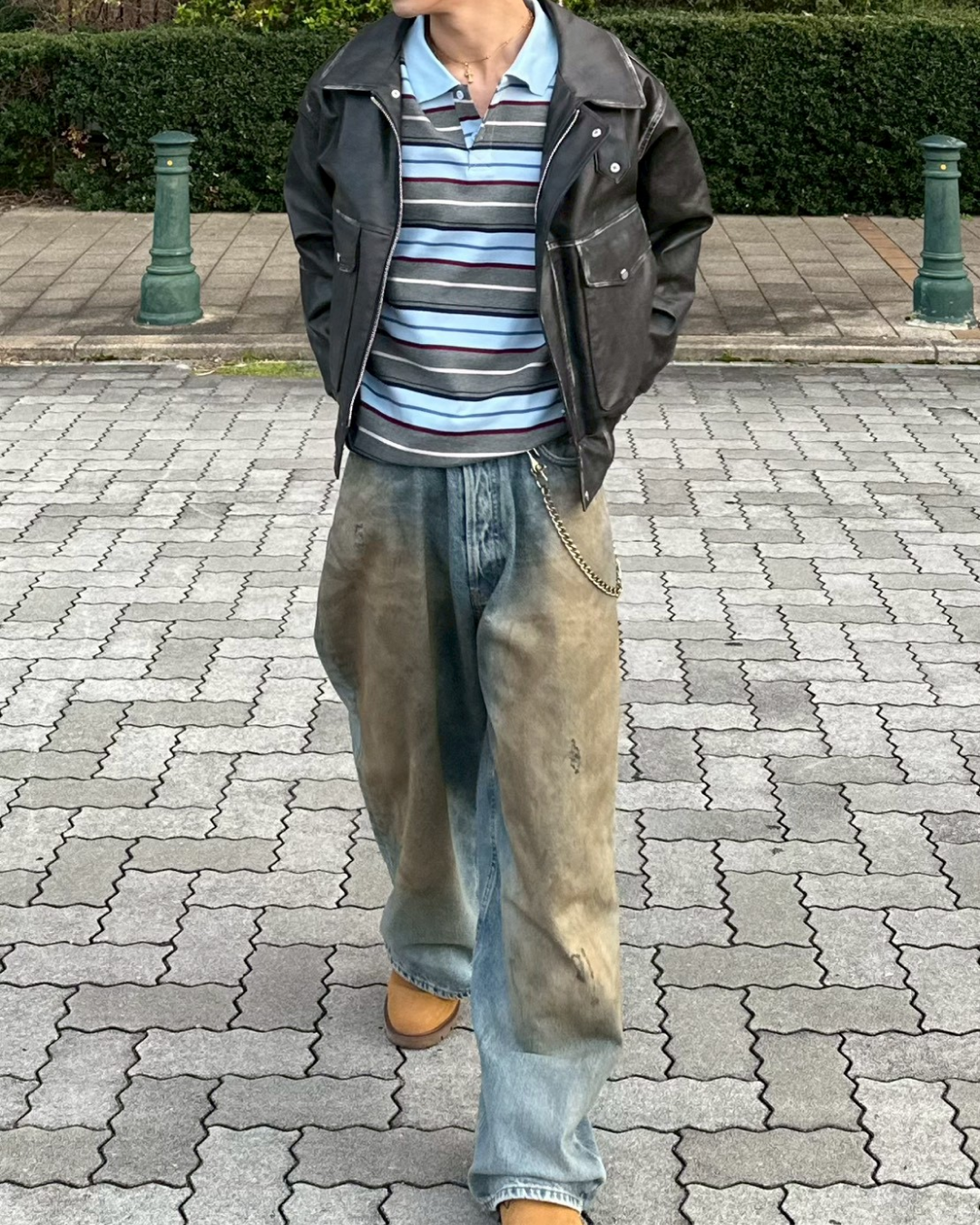 【オリジナル 即納】PUレザーA2フライトジャケット SK6002