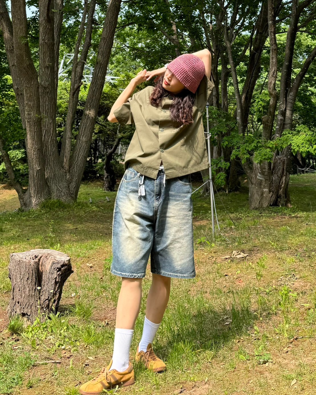 PROJECT G/R デニム ハーフパンツ ライトブルー PROJECT G/R デニム ハーフパンツ ライトブルー