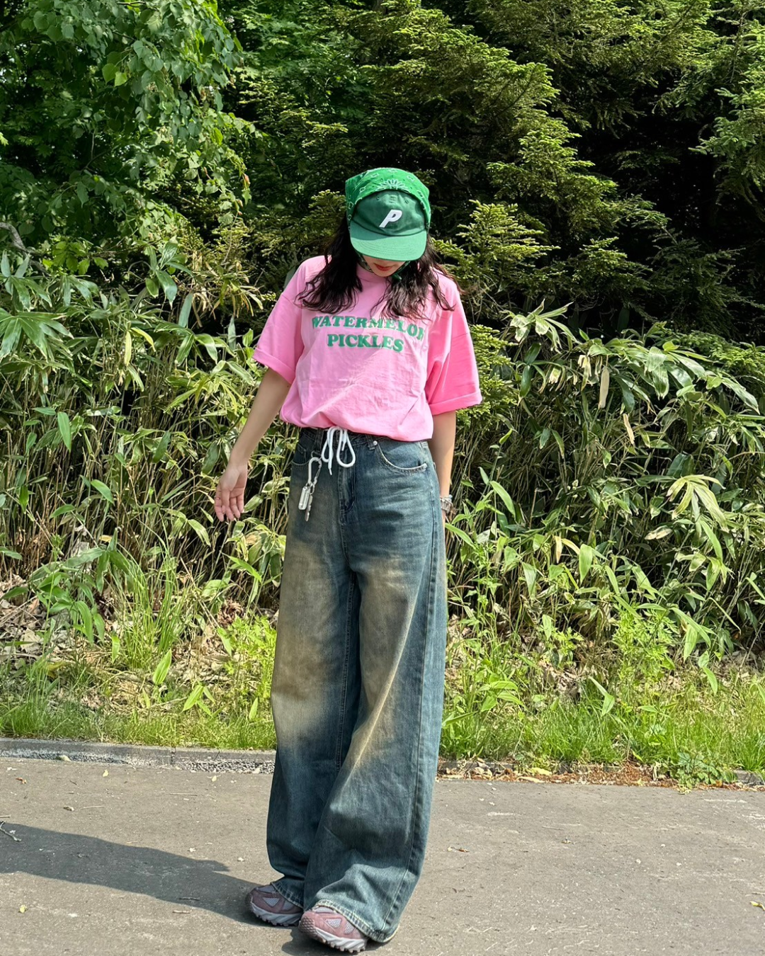 カラーレタリングTシャツ SM0010