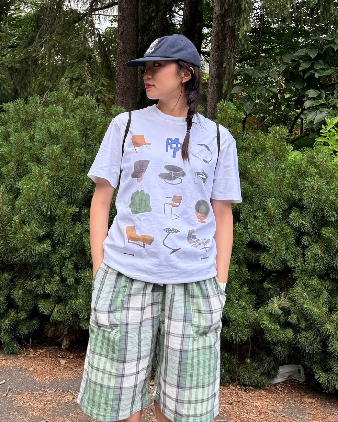 ファニチャープリントTシャツ SM0022
