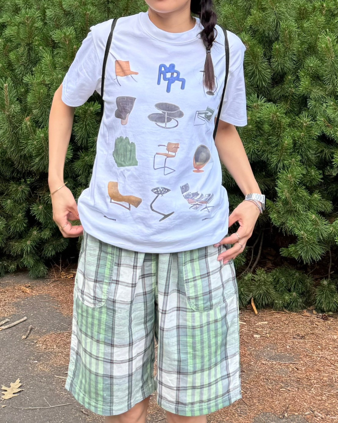 ファニチャープリントTシャツ SM0022
