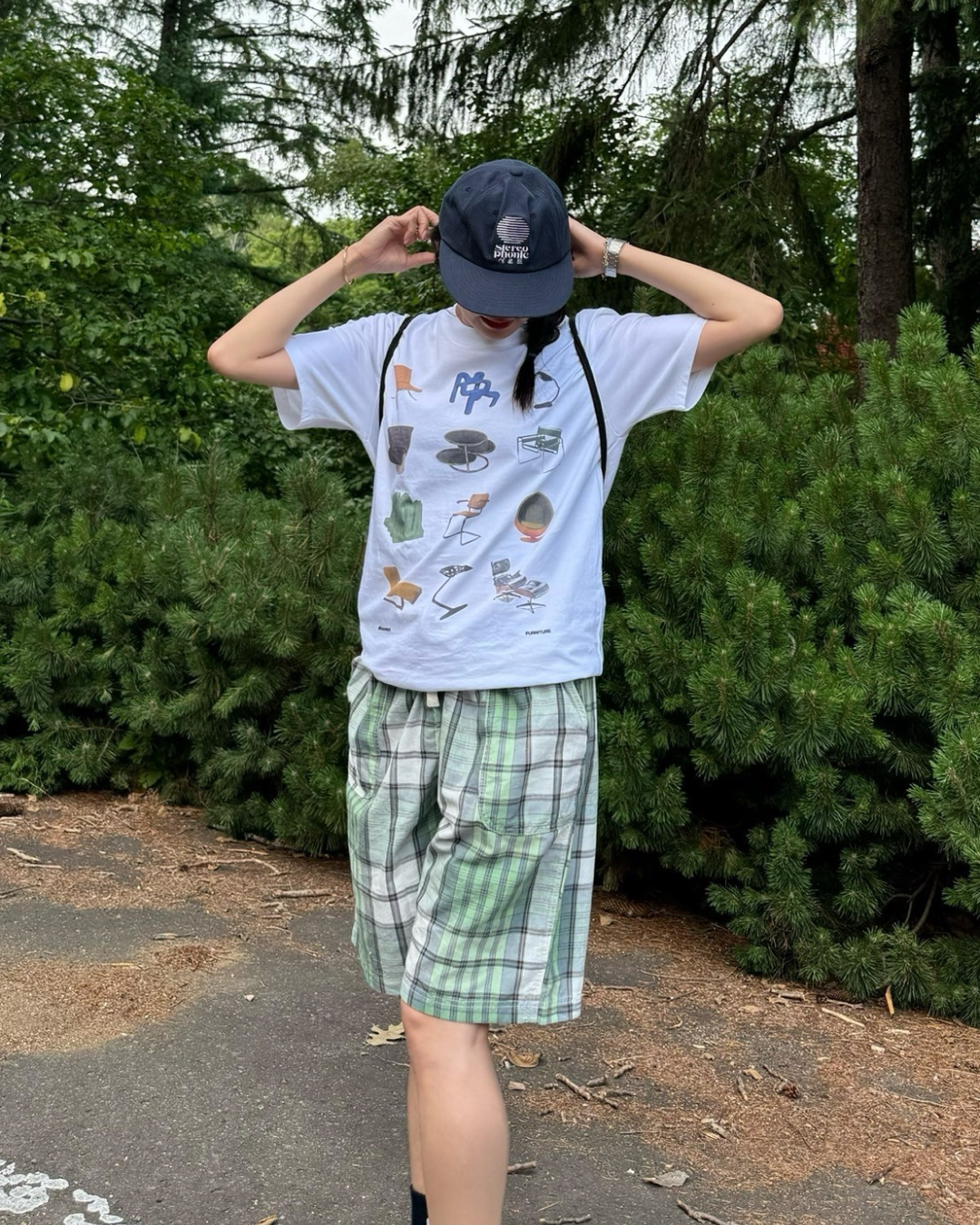 ファニチャープリントTシャツ SM0022