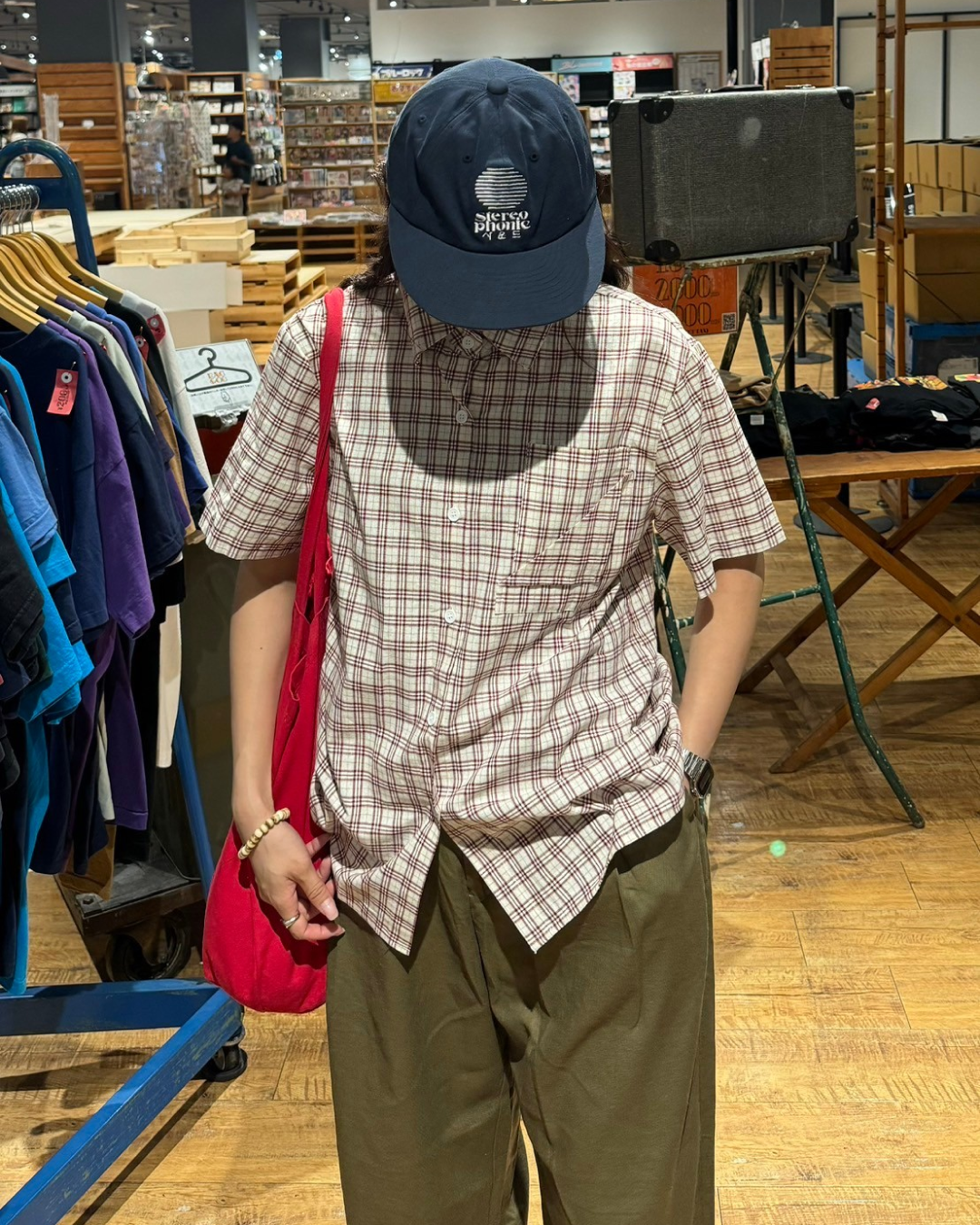 レトロチェックシャツ SM0030