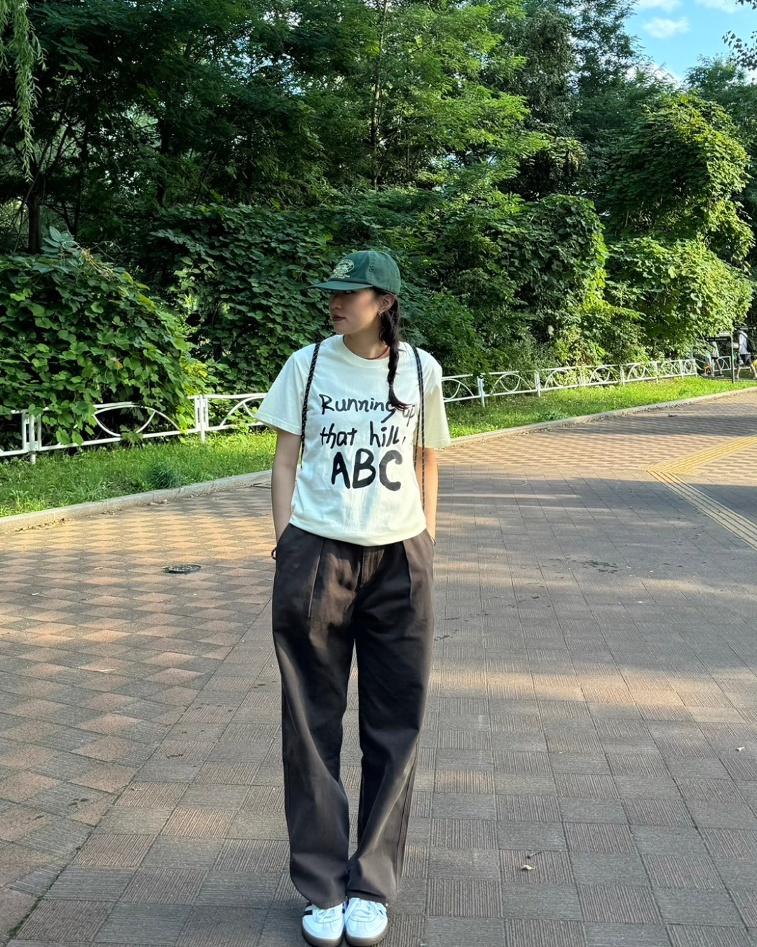 レタープリントTシャツ SM0042