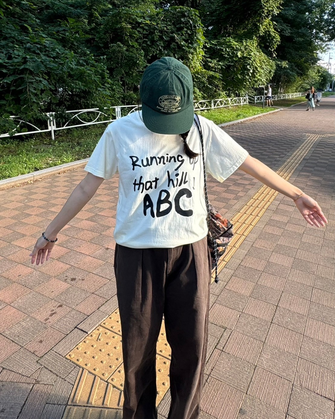レタープリントTシャツ SM0042