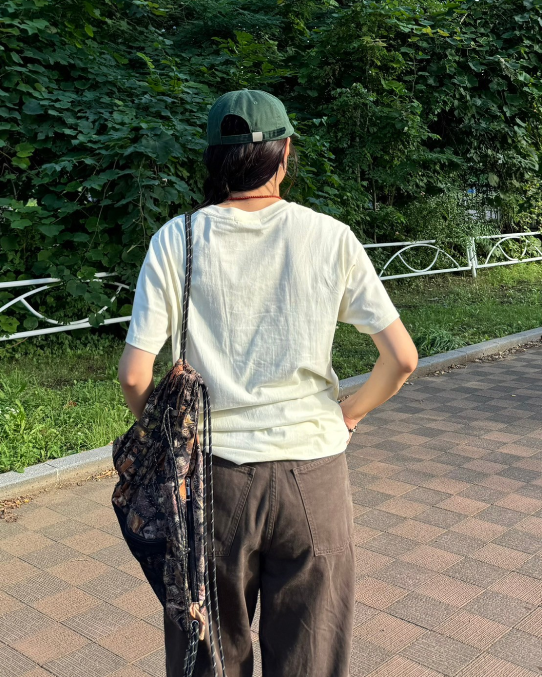 レタープリントTシャツ SM0042