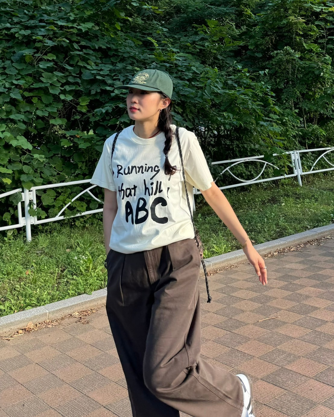 レタープリントTシャツ SM0042