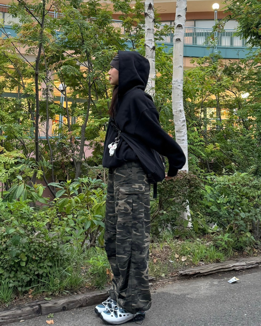 迷彩ワイドパンツ SM0053