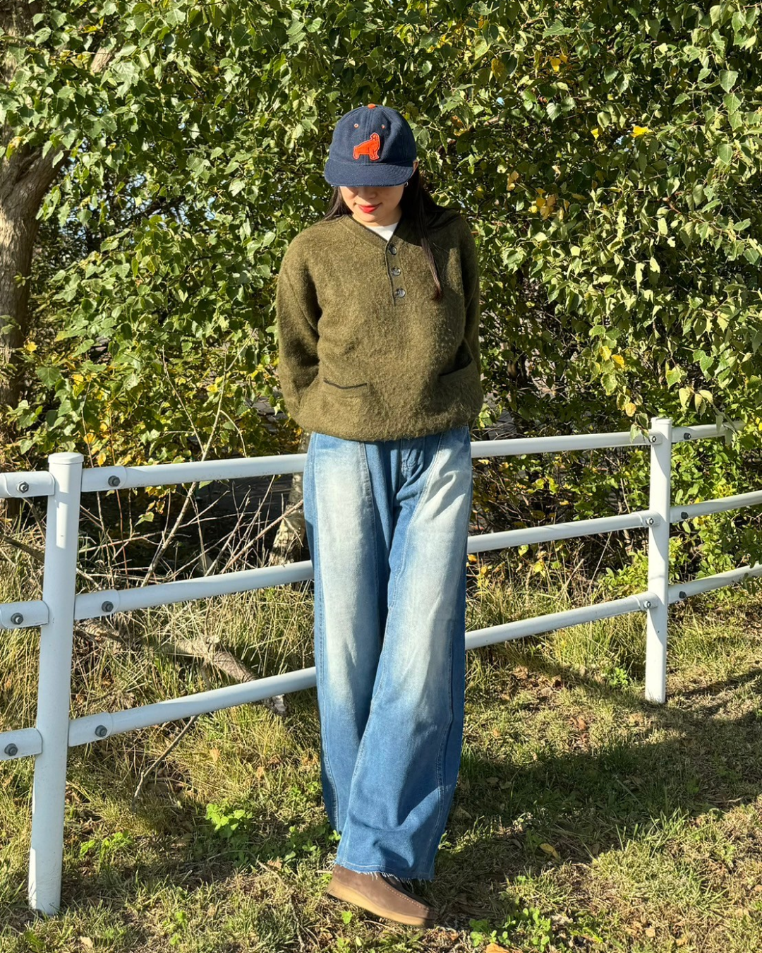 ワイドバギーデニムパンツ SM0079