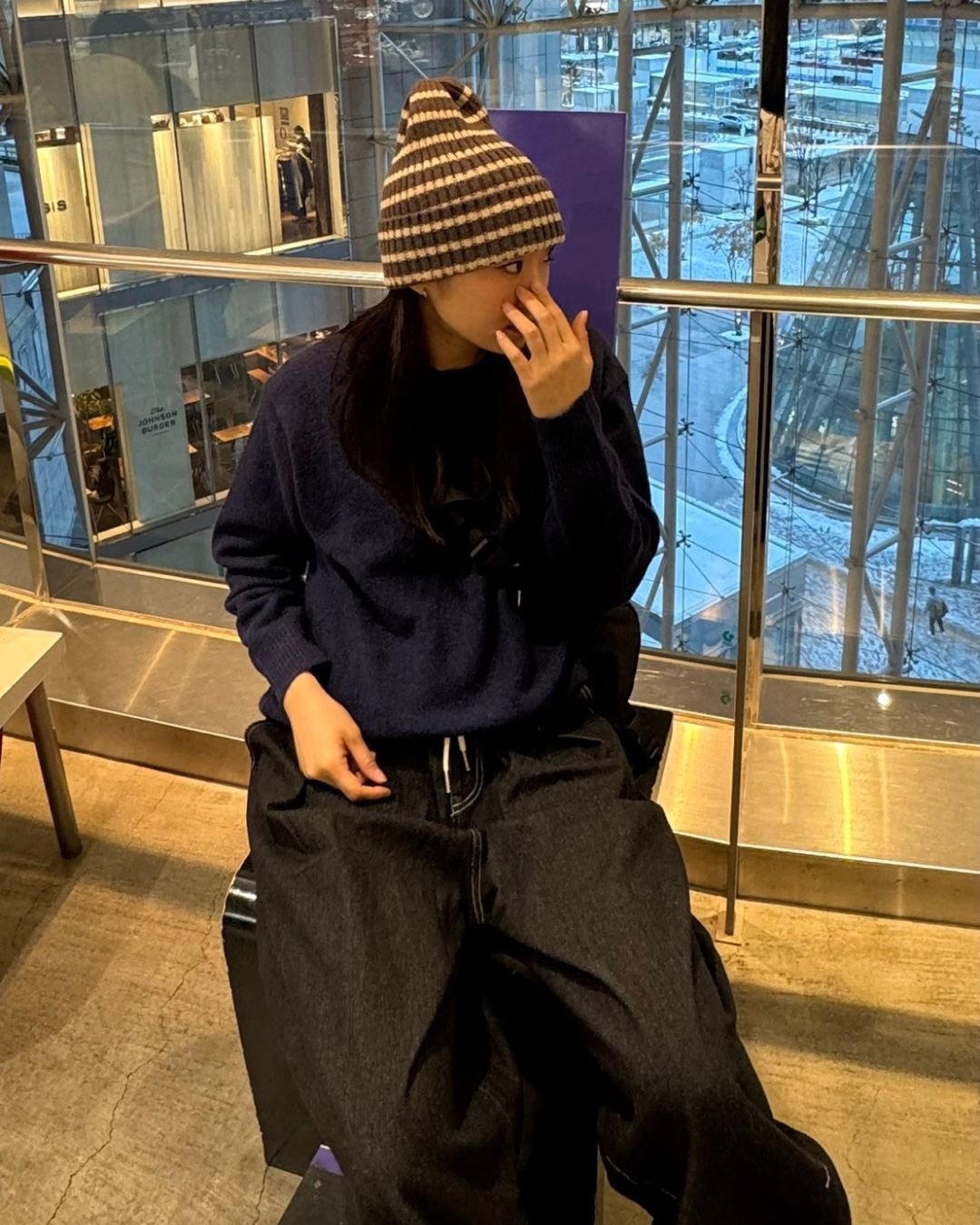 紐付きカジュアルデニムパンツ SM0086