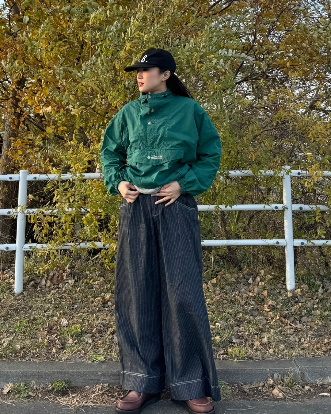 ストライプフレアレングスパンツ SM0111