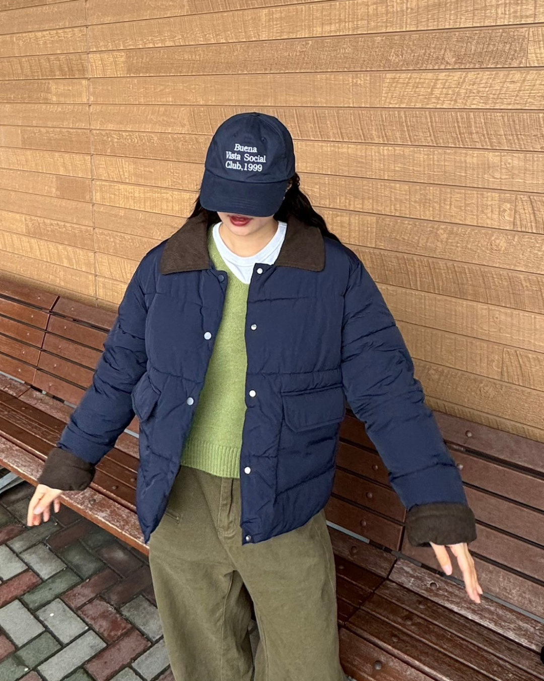 カラーコーデュロイボタンアウター SM0119