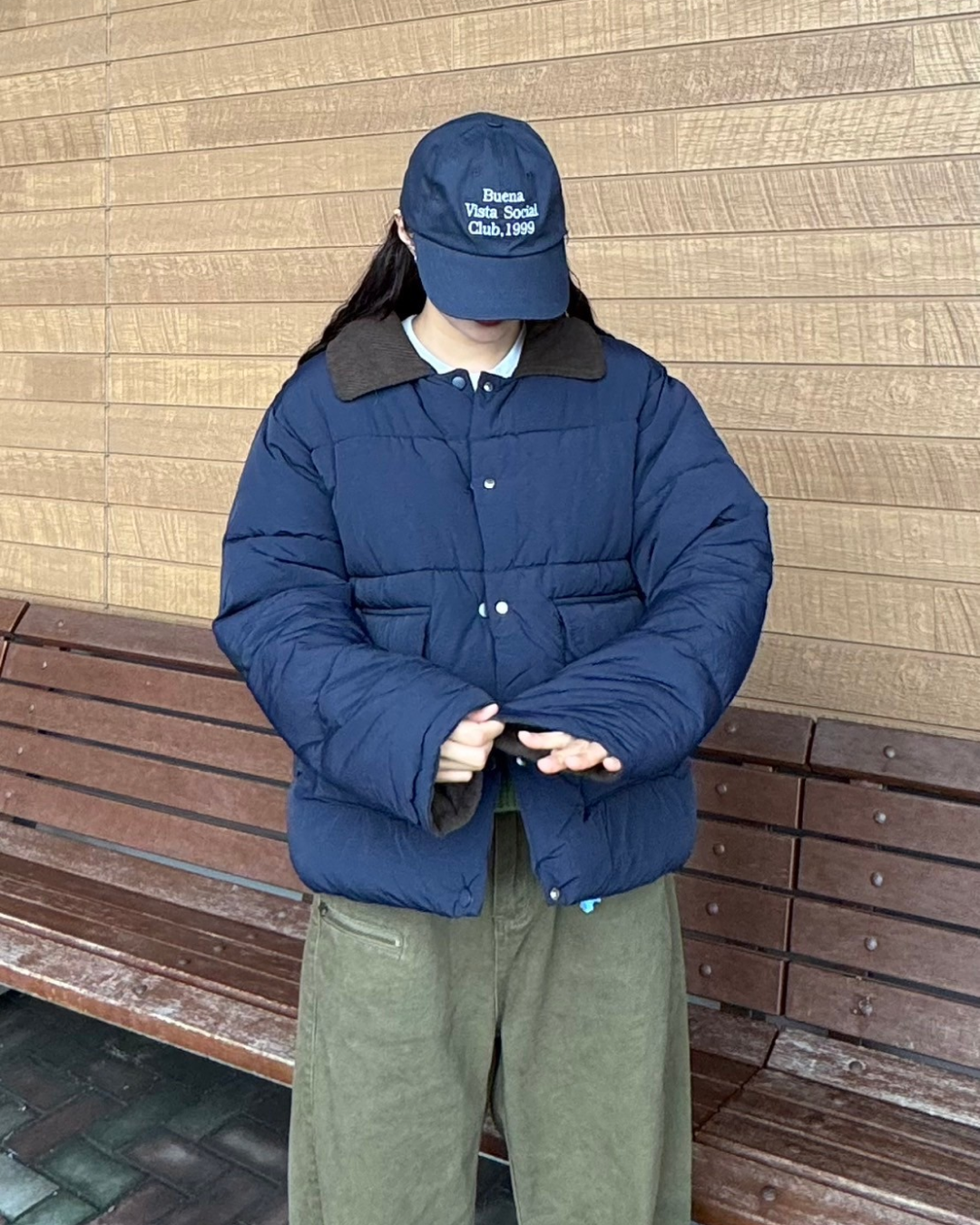 カラーコーデュロイボタンアウター SM0119