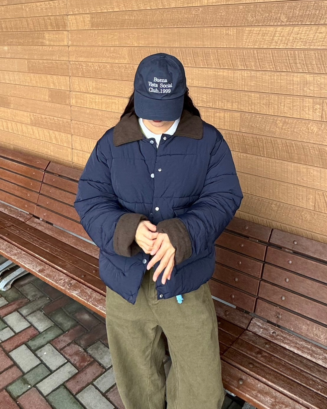 カラーコーデュロイボタンアウター SM0119