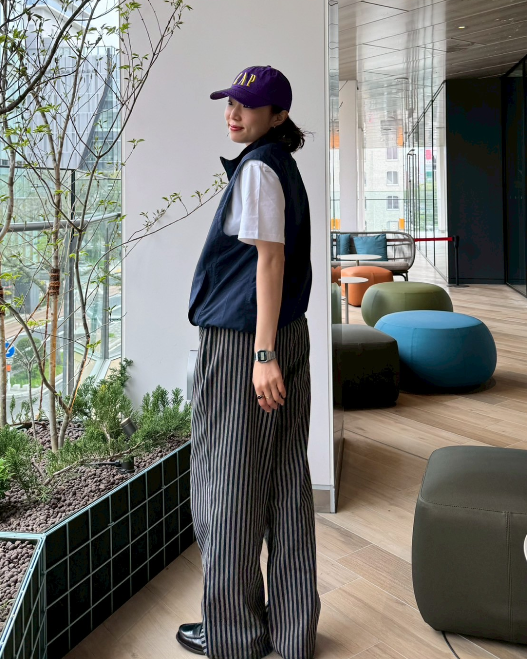 【即納】ストライプパンツ SM1013