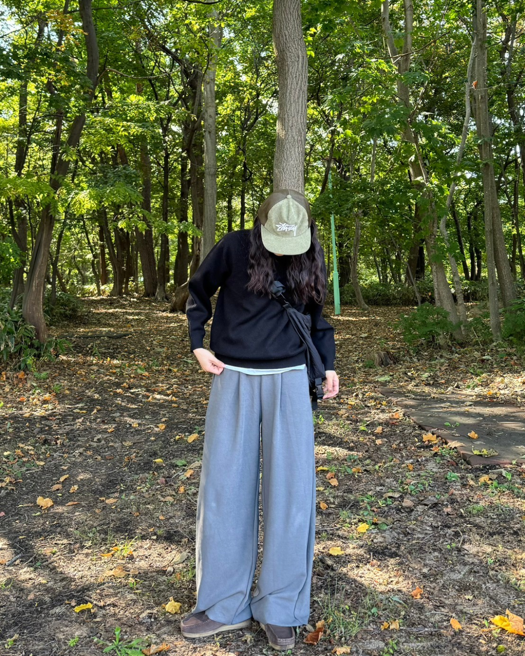 ストレートタックパンツ SM0064