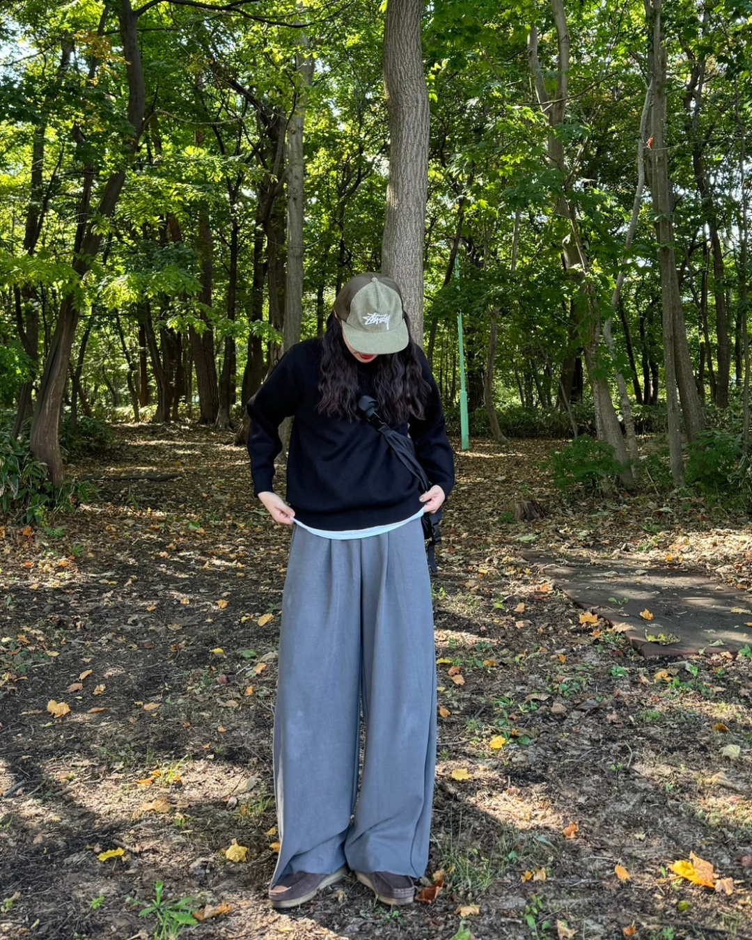 ストレートタックパンツ SM0064