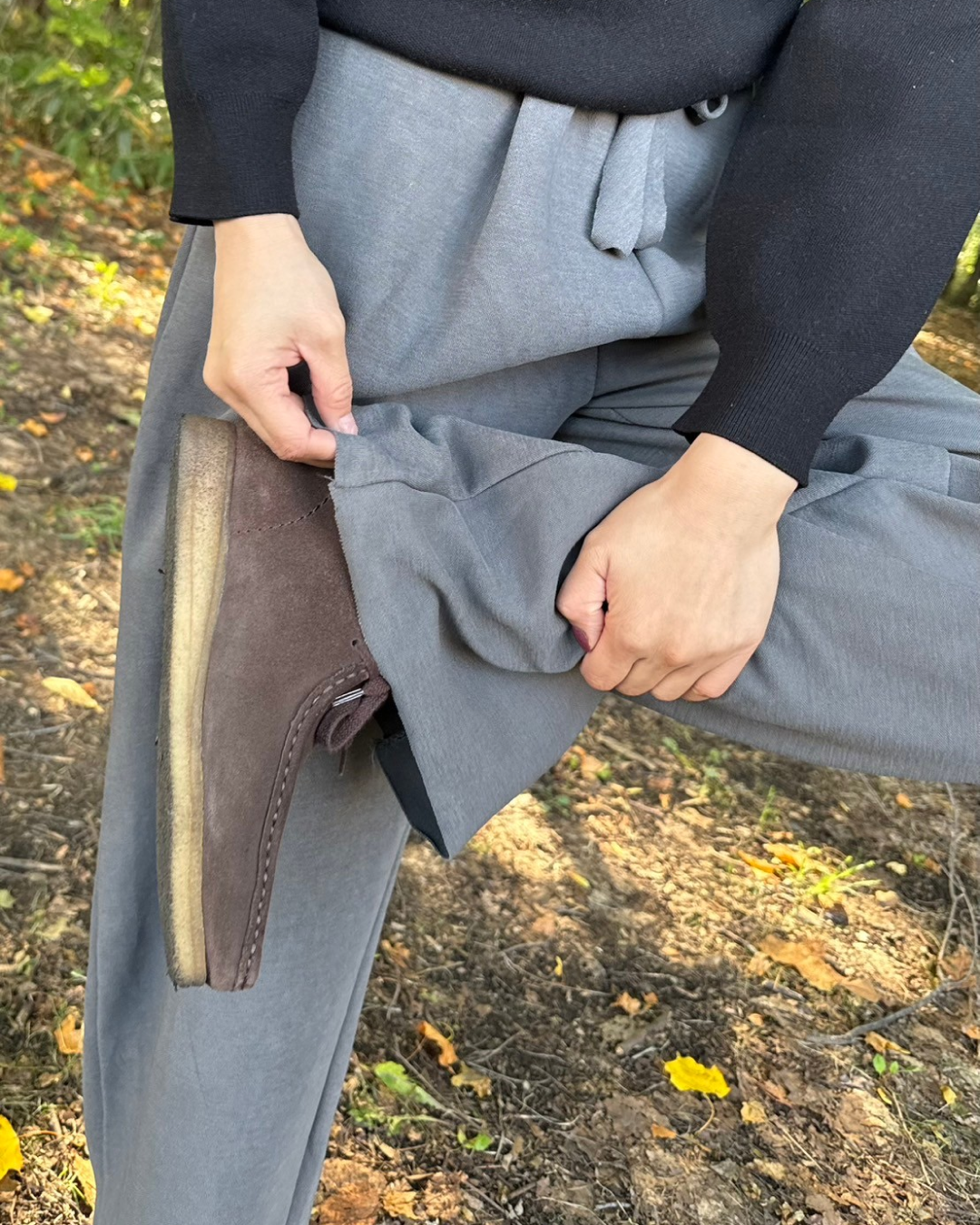 ストレートタックパンツ SM0064