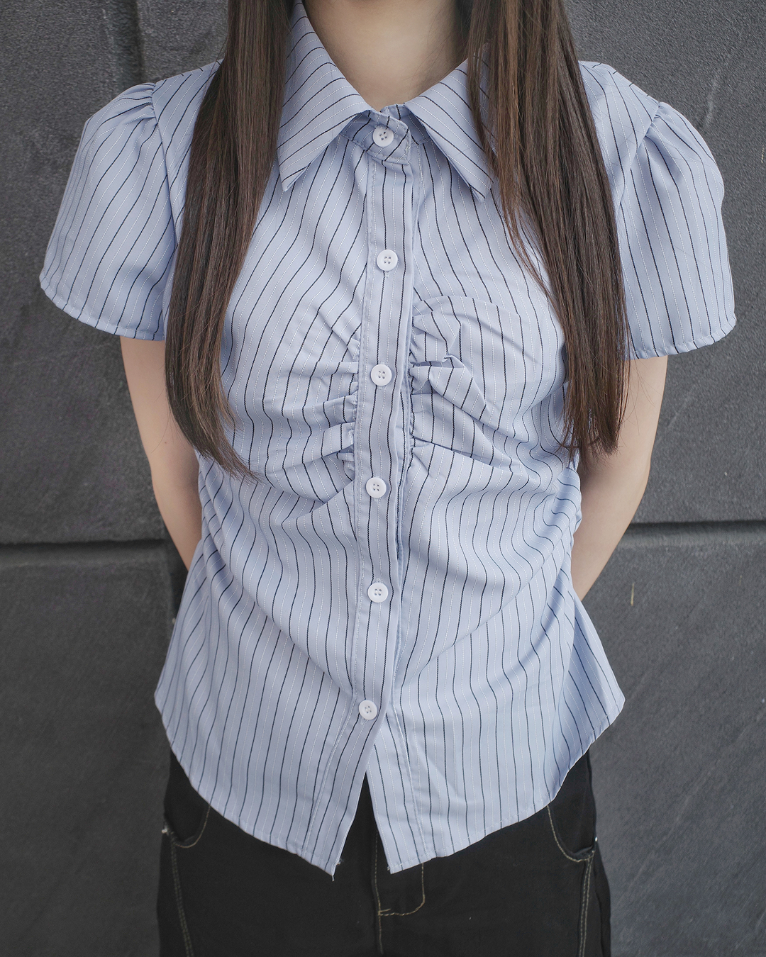 フロントシャーリングシャツ SR0216