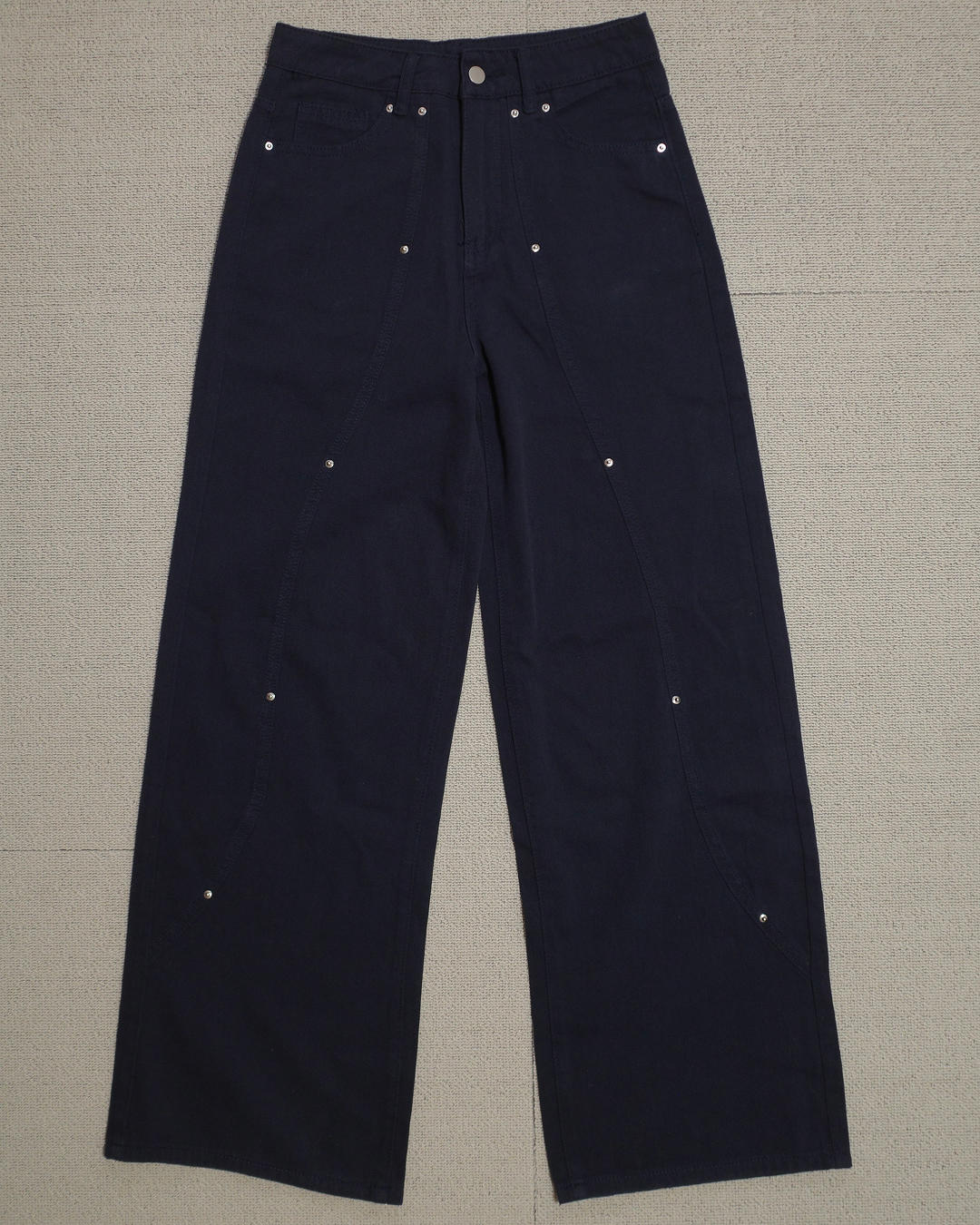 リベットデザインワイドパンツ SR0321