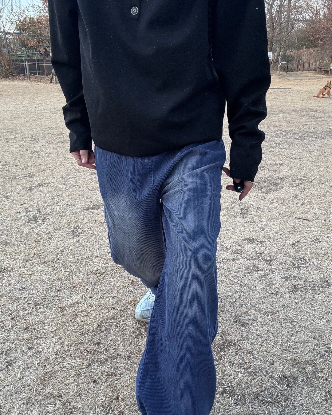 コーデュロイワイドパンツ SZ0001