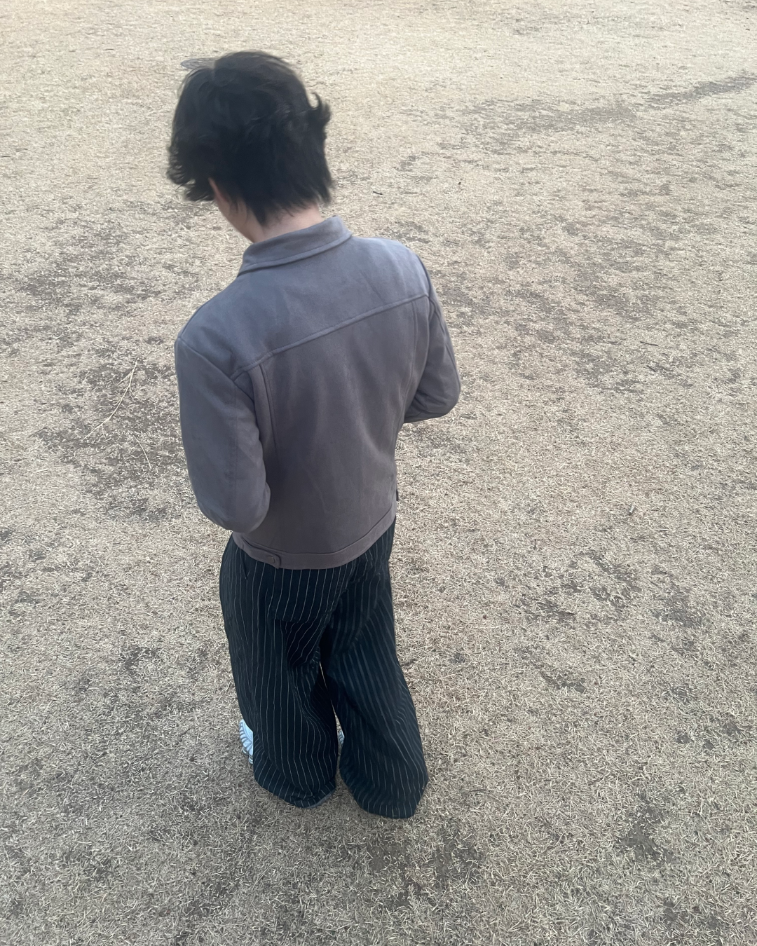 スエードタッチトラッカージャケット SZ0005