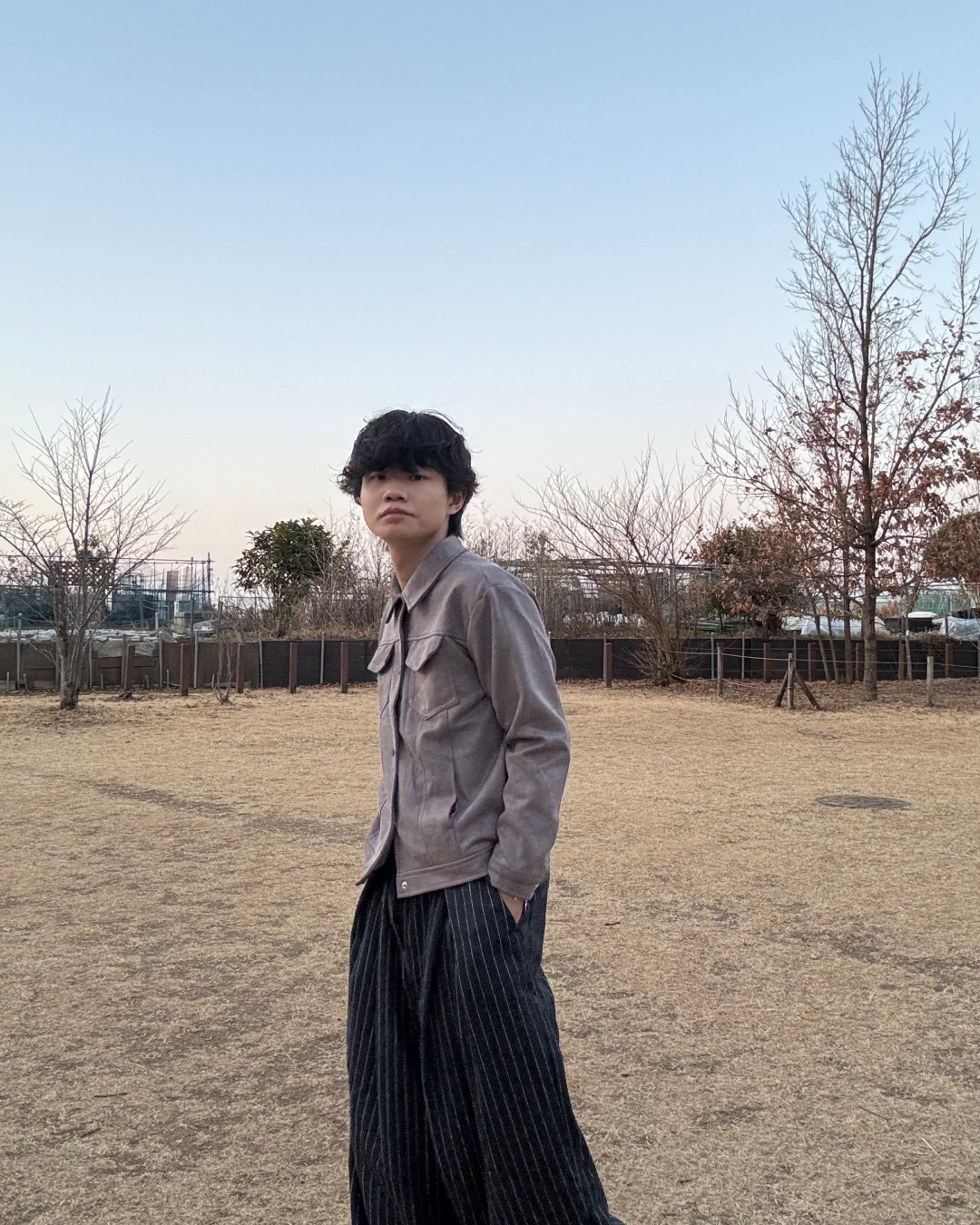 スエードタッチトラッカージャケット SZ0005